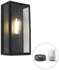 Chytrá venkovní nástěnná LED lampa Rotterdam černá