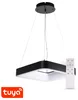 Chytré závěsné LED ZULU 60W CCT Černé s Bluetooth a Dálkovým Ovladačem