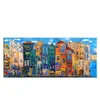 Colorful Houses Nástěnný Obraz 140x60 cm