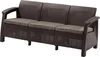 Corfu Love Seat Max - hnědá