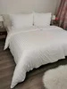 Damaškové bílé povlečení TiaHome 2dílné set