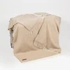 Deka Merino a kašmír Beige Herringbone 180x136 cm