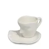 Dekorativní hrnek s podšálkem TVÁŘE 15 cm