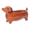 Dekorativní porcelánová mísa se psím motivem
