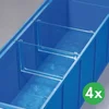 Děliče pro plastové boxy ShelfBox 85 mm, sada 4 kusy