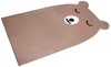 Designová puzzle podlaha Méďa hnědá