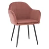 Designové křeslo ZIRKON, Velvet, růžovohnědá