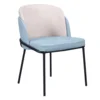 Designové modro-béžové křeslo Ganon