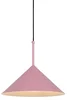Designové růžové závěsné svítidlo Triangolo
