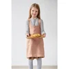 Dětská lněná zástěra Linen Tales Pinafore 72x45 cm