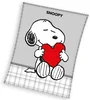 Dětská mikroplyšová deka Snoopy Love 150x200 cm