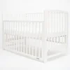 Dětská postýlka NEW BABY Lilly se stahovací bočnicí, bílá