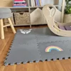 Dětská puzzle podlaha Minideckfloor 12 dílů - Koloušci, duha a tlapka