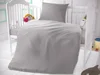 Dětské mušelínové povlečení světle šedé 90x135/45x60 cm