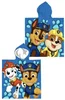 Dětské pončo Paw Patrol modré 55x110 cm