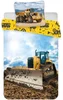 Dětské povlečení Buldozer a sklápěčka 100% bavlna 40x60/135x100 cm