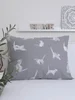 Dětský bavlněný povlak na polštář Kočky origami 70x90 cm