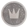 Dětský koberec Crown 100 cm šedý