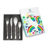 Dětský nerezový příbor Unicorn 4 ks – Zilverstad