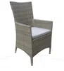 Dimenza Rimini – komfortní zahradní křeslo, šedohnědé