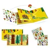 Djeco Forest Sticker Story - Kreativní set s přemístitelnými samolepkami