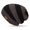 DOKE Stripes Beanie - Ručně pletená čepice