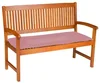 Doppler Sedák LIFE pro 3místnou lavici 150x45 cm růžový