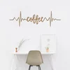Dřevěná dekorace COFFEE PULSE 40x12 cm - Buk