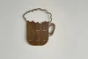 Dřevěná dekorace na zeď Pivo Ořech 17x20 cm