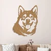 Dřevěná dekorace Shiba Inu