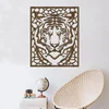 Dřevěná dekorace TIGER na zeď 30x37 cm