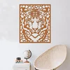 Dřevěná dekorace TIGER na zeď 30x37 cm