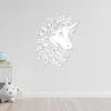 Dřevěná dekorace Unicorn Borovice 40x52 cm