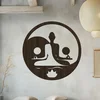 Dřevěná dekorace YIN YANG na zeď Wenge 95 cm