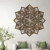 Dřevěná mandala Otevřená moudrost 40 cm
