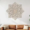Dřevěná Mandala Přátelství na Zeď 40 cm
