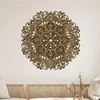 Dřevěná mandala Srdcem k úsměvu 4 vrstvy Ø 95 cm