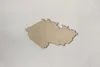 Dřevěná mapa Česka - Ořechová dekorace na zeď 26x15cm