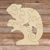 Dřevěná Montessori vkládačka CHAMELEÓN