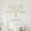 Dřevěná samolepka Kozoroh na zeď
