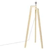Dřevěná stojací lampa Puros bez stínidla
