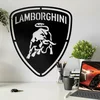 Dřevěné logo Lamborghini na zeď