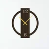 Dřevěné nástěnné hodiny DESIGN Wenge 40x40 cm