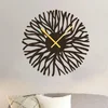 Dřevěné nástěnné hodiny ROOTS Wenge 50x50 cm