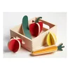 Dřevěný dětský obchodní set Flexa Play Shop Vegetables