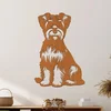 Dřevěný obraz Dandie Dinmont Terrier 27x40 cm s možností výběru barvy třešně