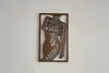 Dřevěný obraz na stěnu Žena 18x30 cm Ořech