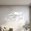 Dřevěný obraz Porsche 911 GT3 RS 60x29 cm Bílá