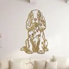 Dřevěný obraz psa Anglický kokršpaněl 38x60 cm Dub zlatý