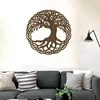 Dřevěný strom NIAMH 60 cm s ořechovým dekorem